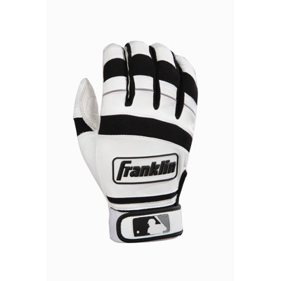 Franklin Sports Player Classic II Series Adult Batting Gloves - Color: White/Black, League: MLB, Size: Large at Sears.com