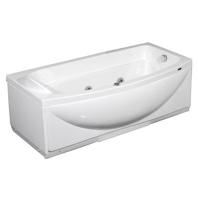 Aston Global 68" Whirlpool Bath Tub in White - Drain Location: Left at Sears.com