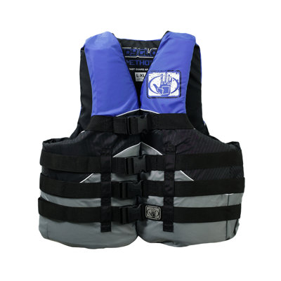 Body Glove Method Men's Nylon PFD - Size: L/XL 40" - 52", Color: Black/Electric Blue at Sears.com