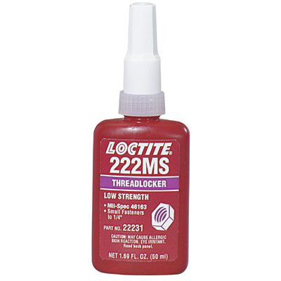 Loctite 222MS Threadlocker, Low Strength/Small Screw - 50-ml threadlocker 222mslow/strength/small screw at Sears.com