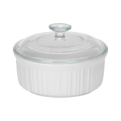Corningware French White 1.5-qt Round Casserole with Glass Cover at Sears.com