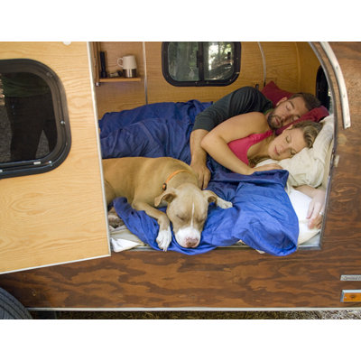 Grand Trunk Goods For The Road Single Silk Liner in Navy Blue - Size: Double at Sears.com