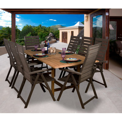 International Home Miami&nbsp; Amazonia Westham 9 Piece Dining Set