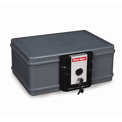 First Alert&nbsp; The Fire Protector Key Lock Safe - Size: 6'' x 16'' x