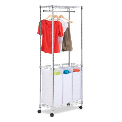 Honey Can Do Urban Rolling Laundry Center in Chrome at Sears.com