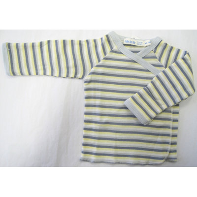 Under the Nile Twenty-Four Seven Long Sleeve Side Snap Shirt in Boy Stripes - Size: Newborn - 3 Month at Sears.com