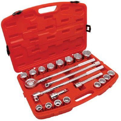 Cooper Tools 21 Piece Mechanics Tool Sets - 21 piece 3/4" drive metric mechanics tools set at Sears.com