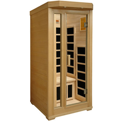 Crystal Sauna 1-Person Infrared Sauna with Six Carbon Heaters at Sears.com