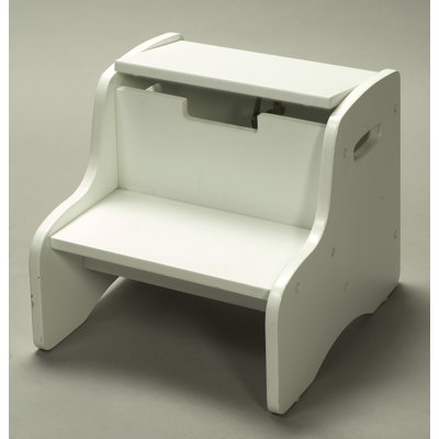 Gift Mark Storage Step Stool in White at Sears.com