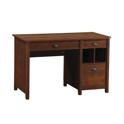 OSP Designs Addison Computer Desk with Single Pedestal - Finish: Nutmeg at Sears.com