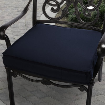Mozaic Company Sunbrella Outdoor Chair Cushion - Size: 20", Color: Navy Blue at Sears.com