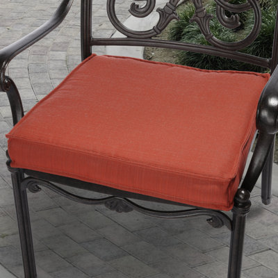 Mozaic Company Sunbrella Outdoor Chair Cushion - Size: 20", Color: Rust Red at Sears.com