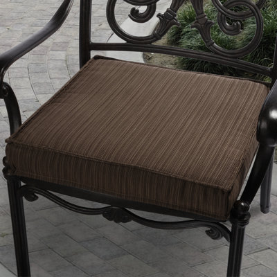 Mozaic Company Sunbrella Outdoor Chair Cushion - Color: Brown, Size: 19" at Sears.com