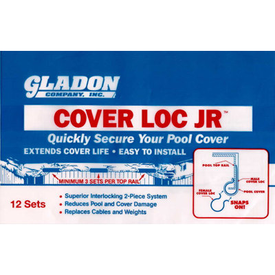 GLADON Cover Loc Jr. Pool Cover Clips (12 Pack)