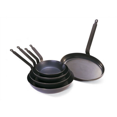 Paderno World Cuisine Carbon Steel Skillet - Size: 12.5-in.