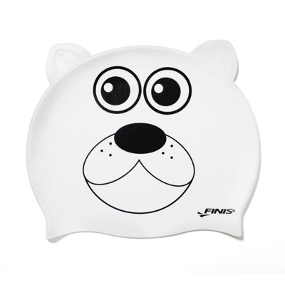 Finis Youth Animal Head Silicone Fun Swim Cap - Color: White at Sears.com