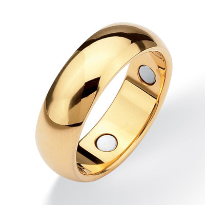 Palm Beach Jewelry Men's Magnetic Wedding Band - Size: 10 at Sears.com