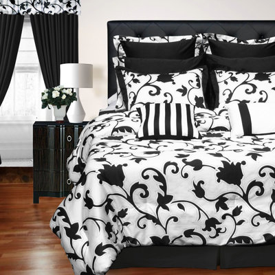 Tribeca Living Venice 12 Piece Bed in a Bag with Sheet Set - Size: California King at Sears.com
