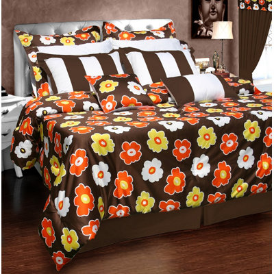 Tribeca Living Sonja 12 Piece Bed in a Bag with Sheet Set - Size: California King at Sears.com
