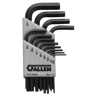 Allen Short Arm Hex Key Sets - 130 13pc short arm hex key set std. inch s at Sears.com