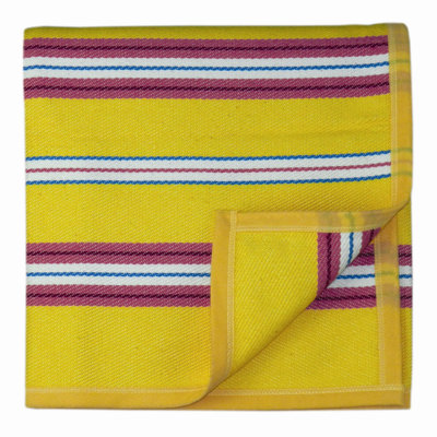 Bocasa Blankets Sunrise Velour Binding Blanket - Color: Yellow at Sears.com