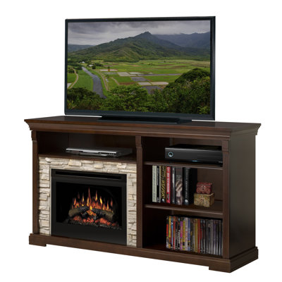 Dimplex Edgewood 65" TV Stand with Electric Fireplace - Insert Style: Glass Ember at Sears.com
