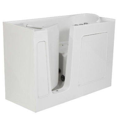 Therapeutic Tubs Tucson Walk in Whirlpool and Air Bath - Drain/Door Location: Left Hand Side, Finish: Biscuit at Sears.com