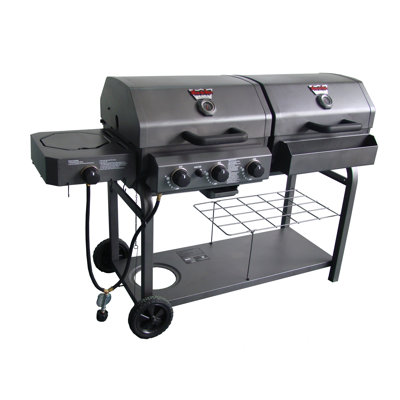 Char-Griller Double Play Combo Gas and Charcoal Grill at Sears.com