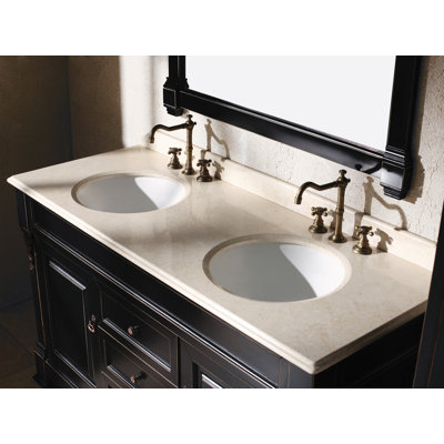 James Martin Furniture 60" Double Vanity Top - Top: Cream at Sears.com