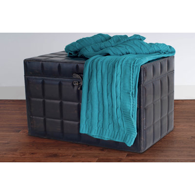 Rizzy Cable Knit Throw - Color: Lime at Sears.com