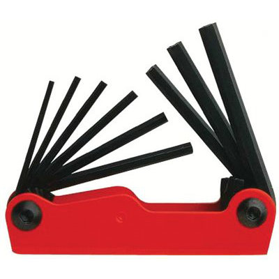 Allen HI-VIS Orange Standard Fold-Ups - 64s flame orange 9-pc allen hex key set .050"-3 at Sears.com