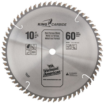 Vermont American 60 TPI 10" Semi-Industrial Carbide Tipped Circular Saw Blade  2 at Sears.com