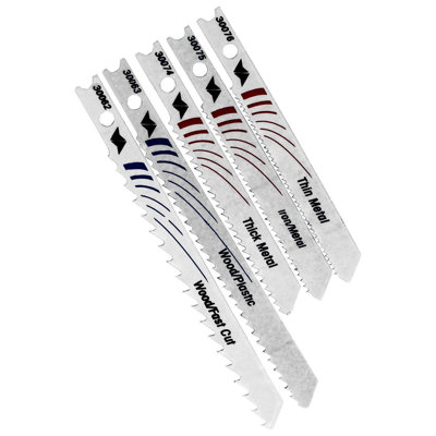 Vermont American 5 Piece Set Assorted Bi-Metal U-Shank Jig Saw Blades 30084 at Sears.com