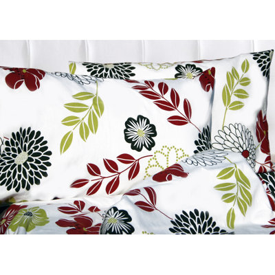 Tribeca Living Floral Printed Extra Deep Pocket Flannel Sheet Set - Size: California King at Sears.com