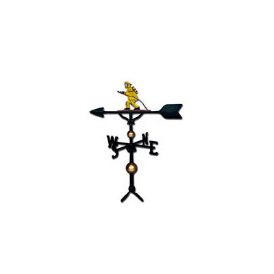 Montague Metal Products Deluxe Fireman Weathervane - Color: Swedish Iron at Sears.com