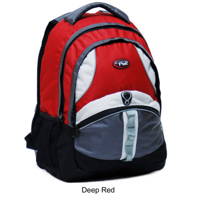 CalPak Gleeson 18" Backpack with Reflective Tape - Color: Deep Red at Sears.com