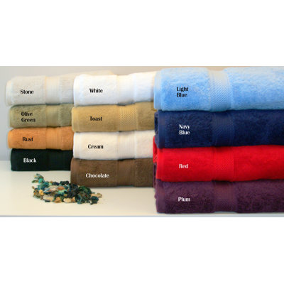 Simple Luxury Luxurious Egyptian Cotton 900gsm 6 Piece Towel Set - Color: Rust at Sears.com