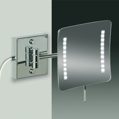 Windisch by Nameeks 7.9" Wall Mount 3X Magnifying LED Mirror with Two Arm - Finish: Chrome at Sears.com