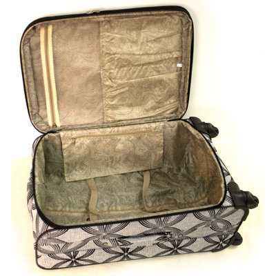 American Flyer Silver Clover 5 Piece Spinner Luggage Set - Color: Black Grey at Sears.com