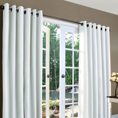 Thermalogic Weathermate Solid Insulated Color Grommet Top Curtain - Size: 72" H x 80" W, Color: White at Sears.com