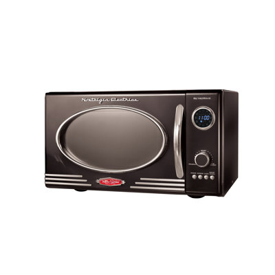 Nostalgia Electrics Retro Series 0.9 CF Microwave Oven in Black at Sears.com