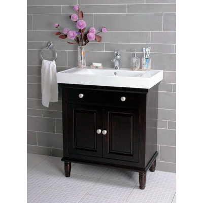 Lanza 30" Single Bathroom Vanity in Dark Brown at Sears.com