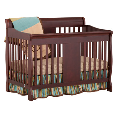 Stork Craft Calabria 4 in 1 Fixed Side Convertible Crib - Finish: Cherry at Sears.com