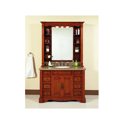 Lanza 48" Single Bathroom Vanity Set in Burled Wood at Sears.com