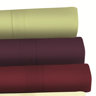 Tribeca Living Egyptian Cotton 500 Thread Count 4 Piece Extra Deep Pocket Sheet Set - Color: Moss Green, Size: King at Sears.com