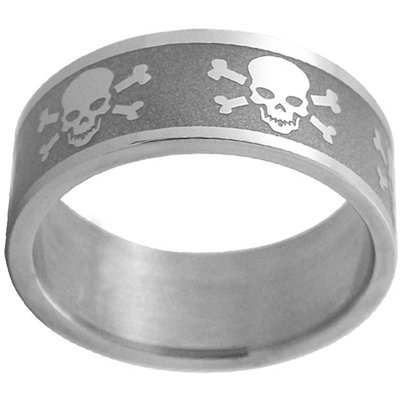 Trendbox Jewelry Skulls and Crossbones Band Ring - Size: 12.5 at Sears.com