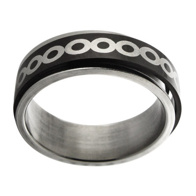 Trendbox Jewelry Infinity Design Spinner Band Ring - Size: 5.5 at Sears.com