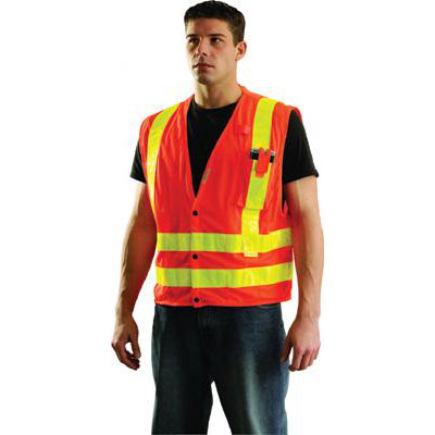 occunomix Orange OccuLux L'Orange Mesh Vest With 3M Scotchlite Reflective Tape at Sears.com