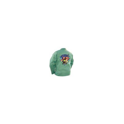 John Tillman & Co 30" Green 9 Ounce Westex Proban FR7A Cotton Flame Retardant Jacket With Snap Front Closure at Sears.com