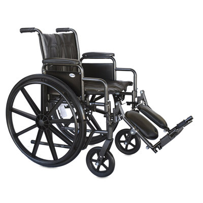 PROBASICS Standard Dual Axle Wheelchair - Seat Size: 20" W x 16" D, Armrest: Desk Arm, Legrests: Elevating at Sears.com
